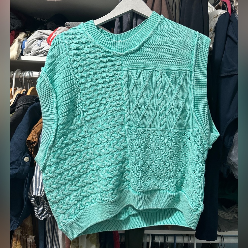 Free people sweater vest size medium